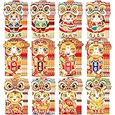 Tinlade 2026 Chinese New Year Red Envelopes Bulk Money Envelopes for Chinese Lunar 2026 Horse Year Lucky Money Hong Bao Packets for Spring Festival Gifts Celebrations
