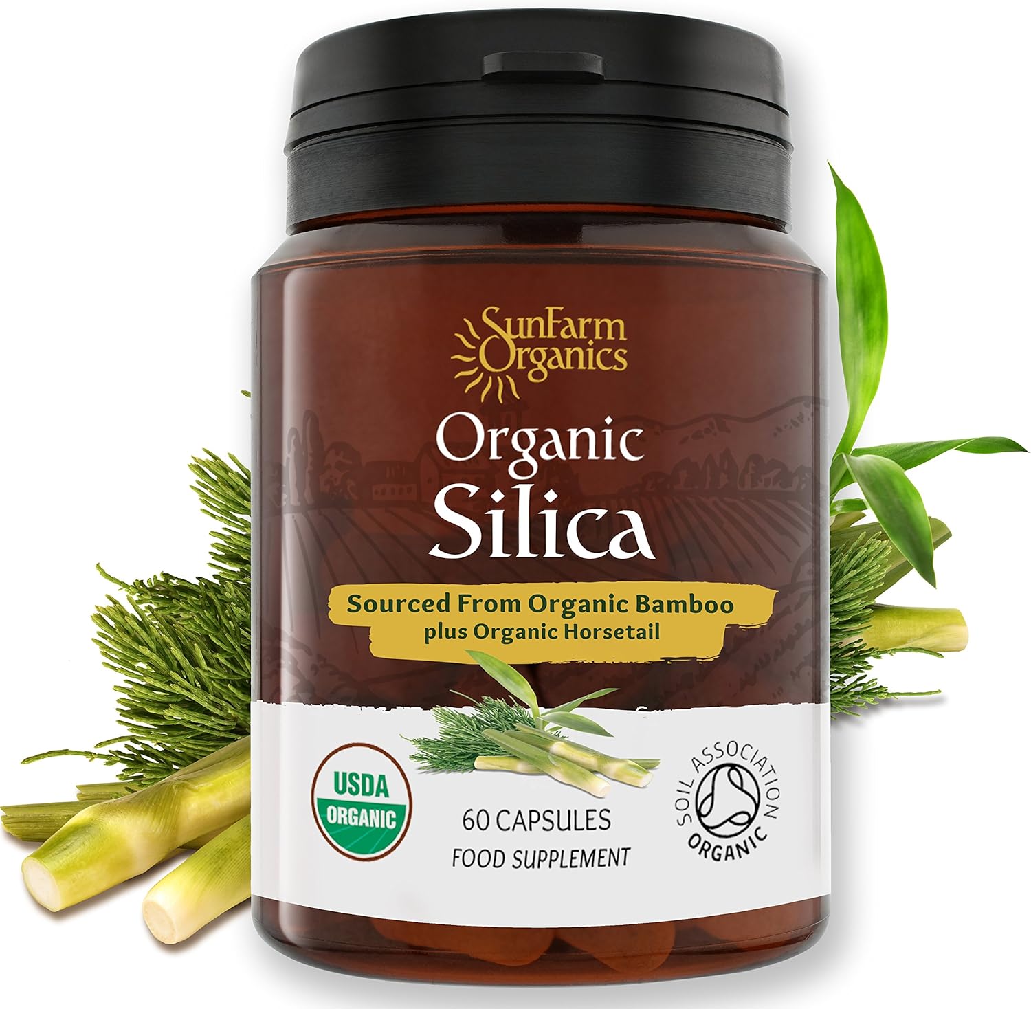 Organic Silica from Organic Bamboo and Organic Horsetail - Whole Food Supplement - Certified Organic by Soil Association - Image 4
