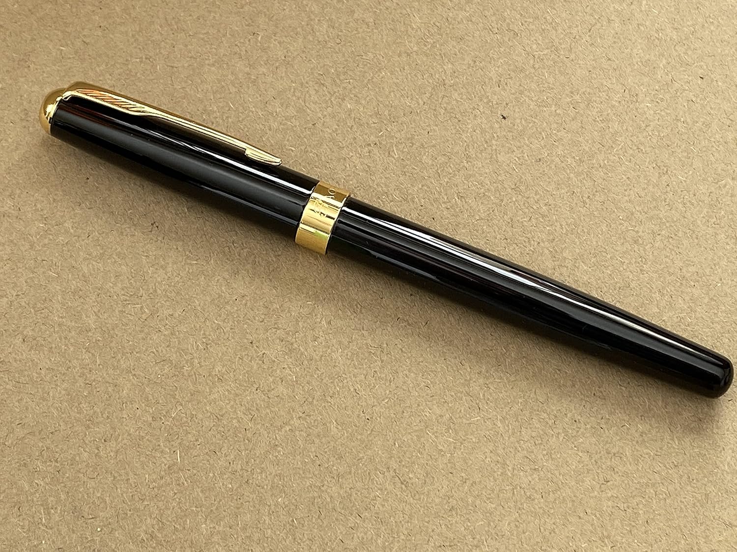 Jinhao Baoer 388 Stainless Steel Fountain Pen Writing Set 0.5mm Medium-Fine Nib ~ Includes Pen + 5pk BLACK Cartridges - Image 4