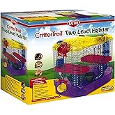 Kaytee CritterTrail Two Level Habitat for Pet Dwarf Hamsters, Gerbils or Mice