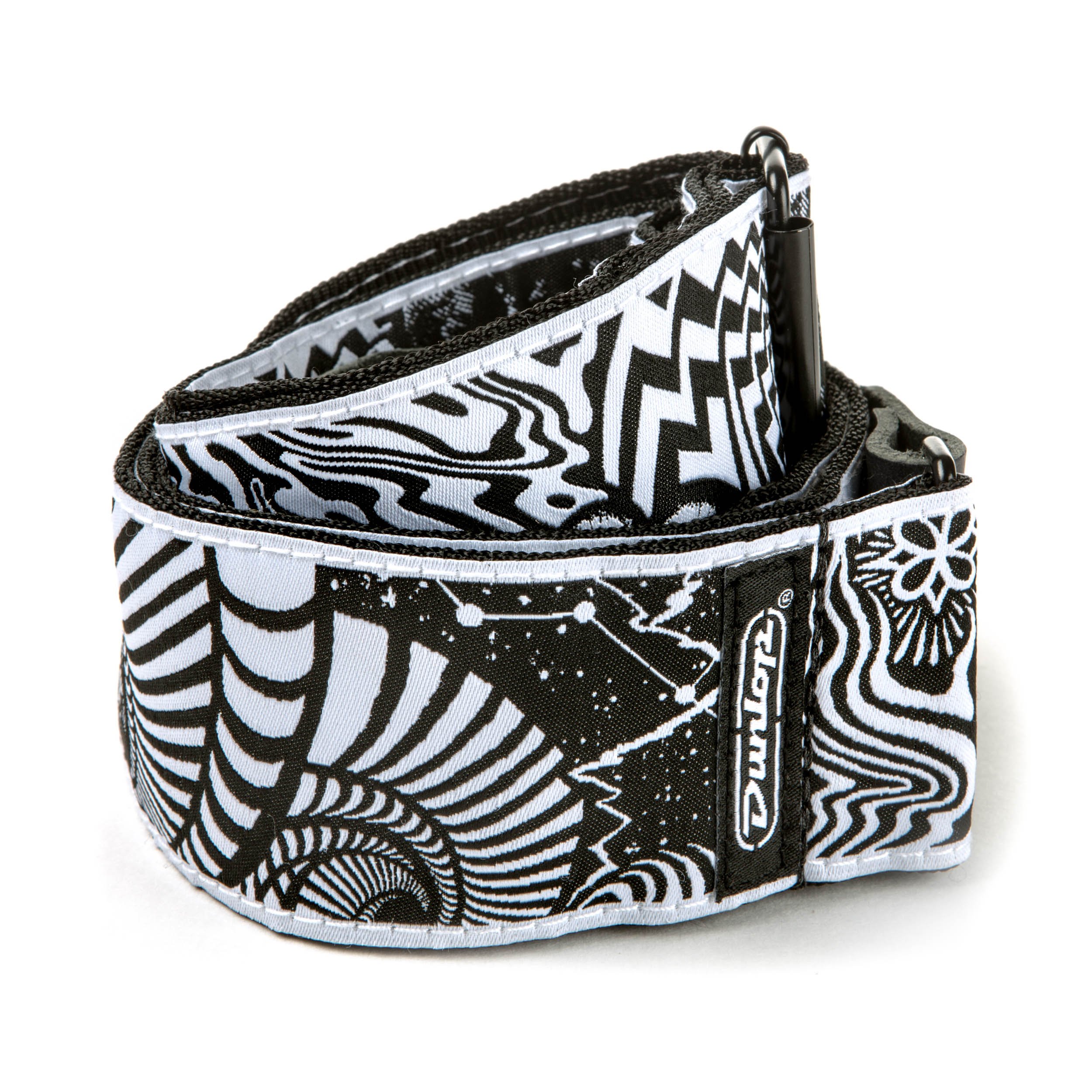 Dunlop Strap - ILOVEDUST Vortex, Black/White (ILD02)