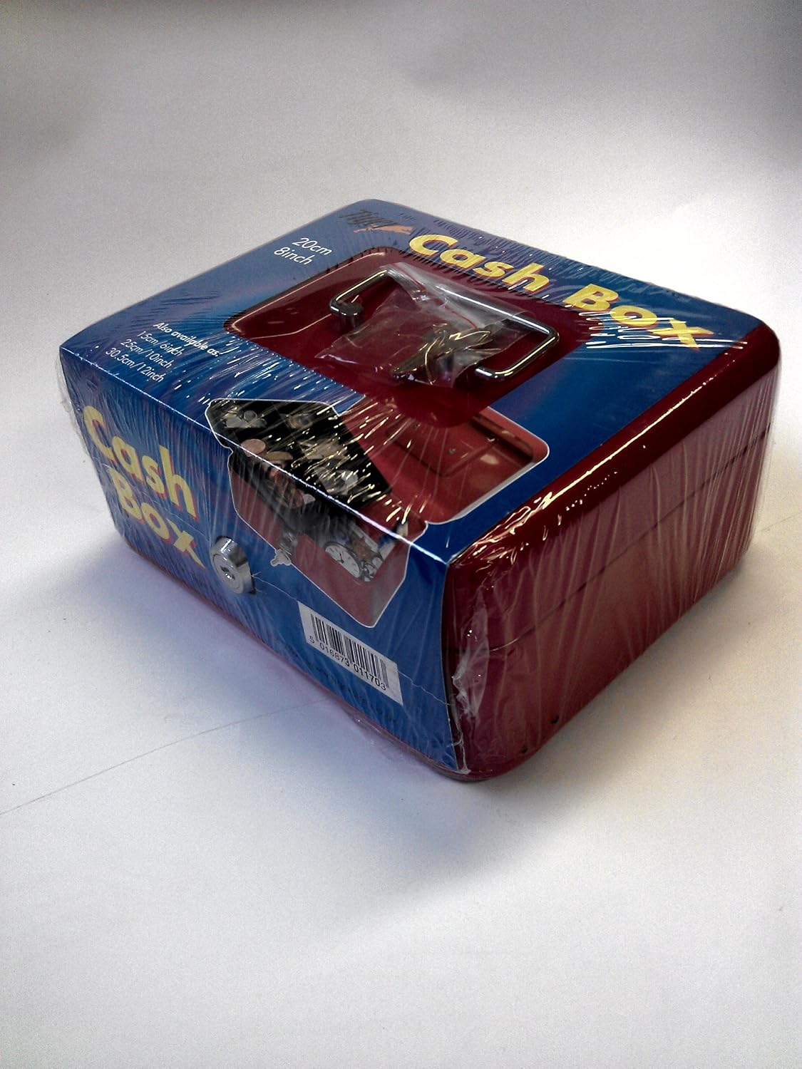 Tiger - Caja metálica para dinero (20 cm), color aleatorio: Amazon.es: Oficina y papelería