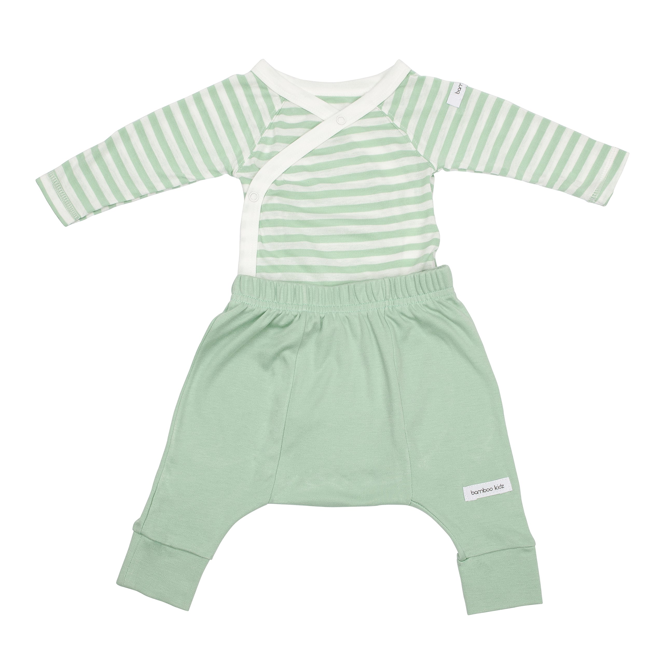 Super Soft Set of Baby Clothes. Great for Eczema. Early Baby - 12 Months. Various Colours Available. Great Gift for Boys and Girls. (Early Baby (up to 3,5 kg), Green)