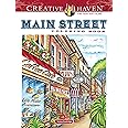 Creative Haven Main Street Coloring Book | Amazon.com.br