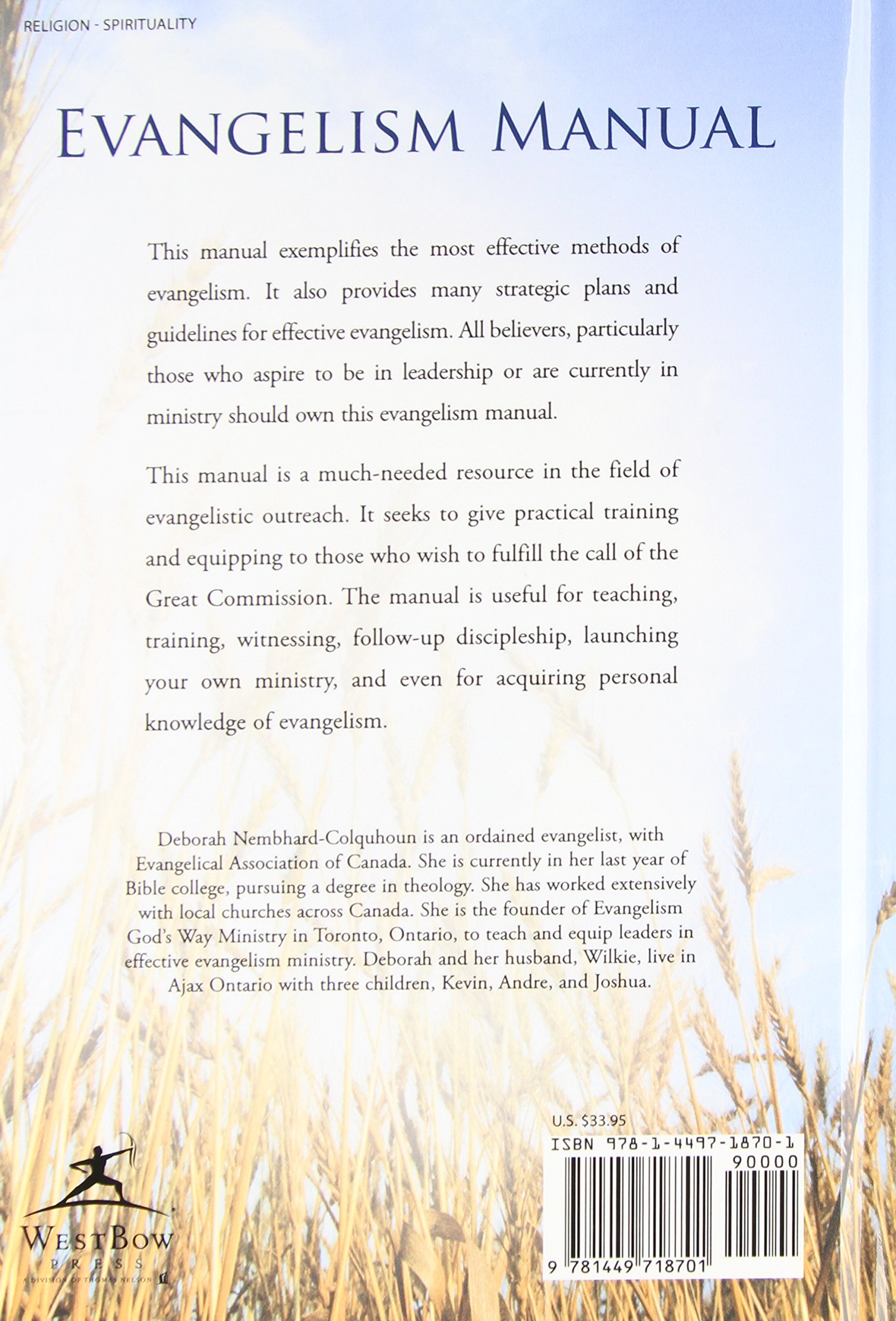 Evangelism Gods Way Manual Discipleship Educating And