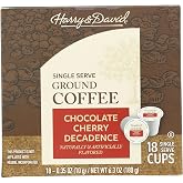 Harry &amp; David Single Serve Coffee, Chocolate Cherry Decadence, 18 count box