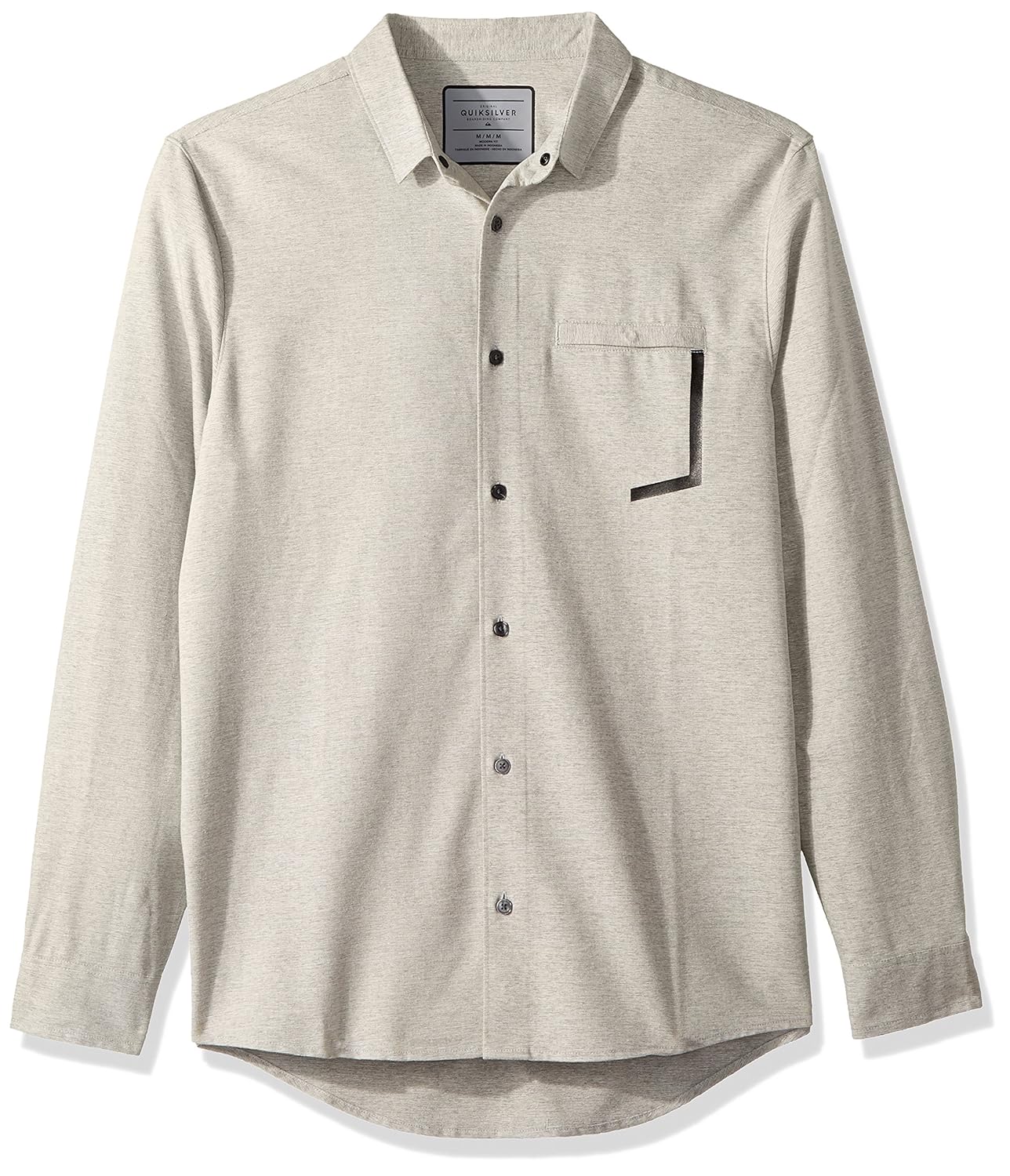 Quiksilver Mens Qtrvl Button Down Shirt Casual ButtonDown Shirts