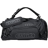 Battle Sports Vault Duffle Bag - Gym Duffle Bag with Vented and Expandable Pockets, Adjustable Shoulder Straps, Top Grab Handle, Made with Durable Material, Football Accessory, Gym or Carry On Bag