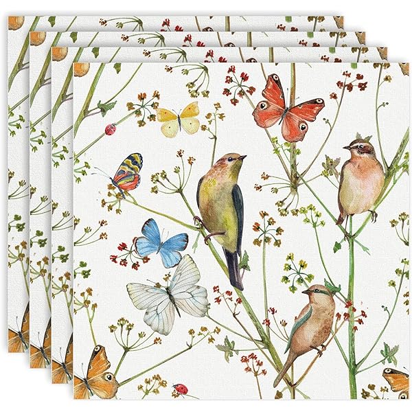 JULMELON Lot De 100 Serviettes En Papier Jetables En Forme De