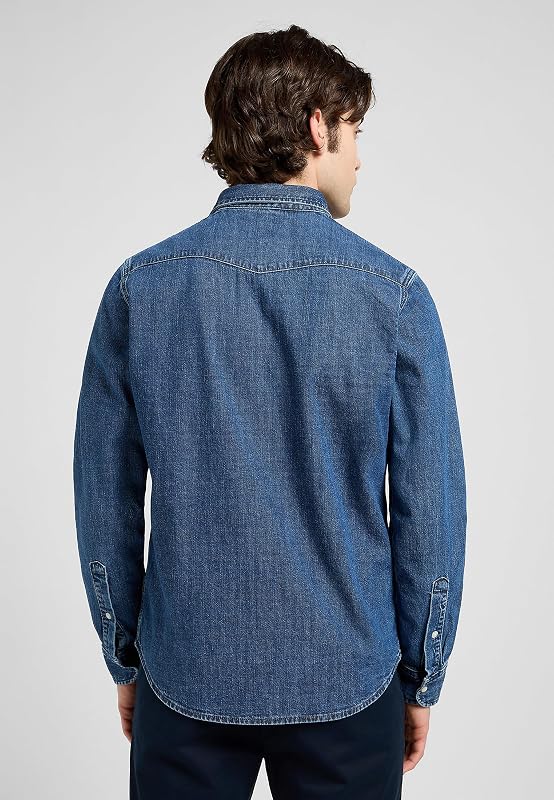 - Camisola Masculina - Camisola Regular do Oeste - Roaring Rapids