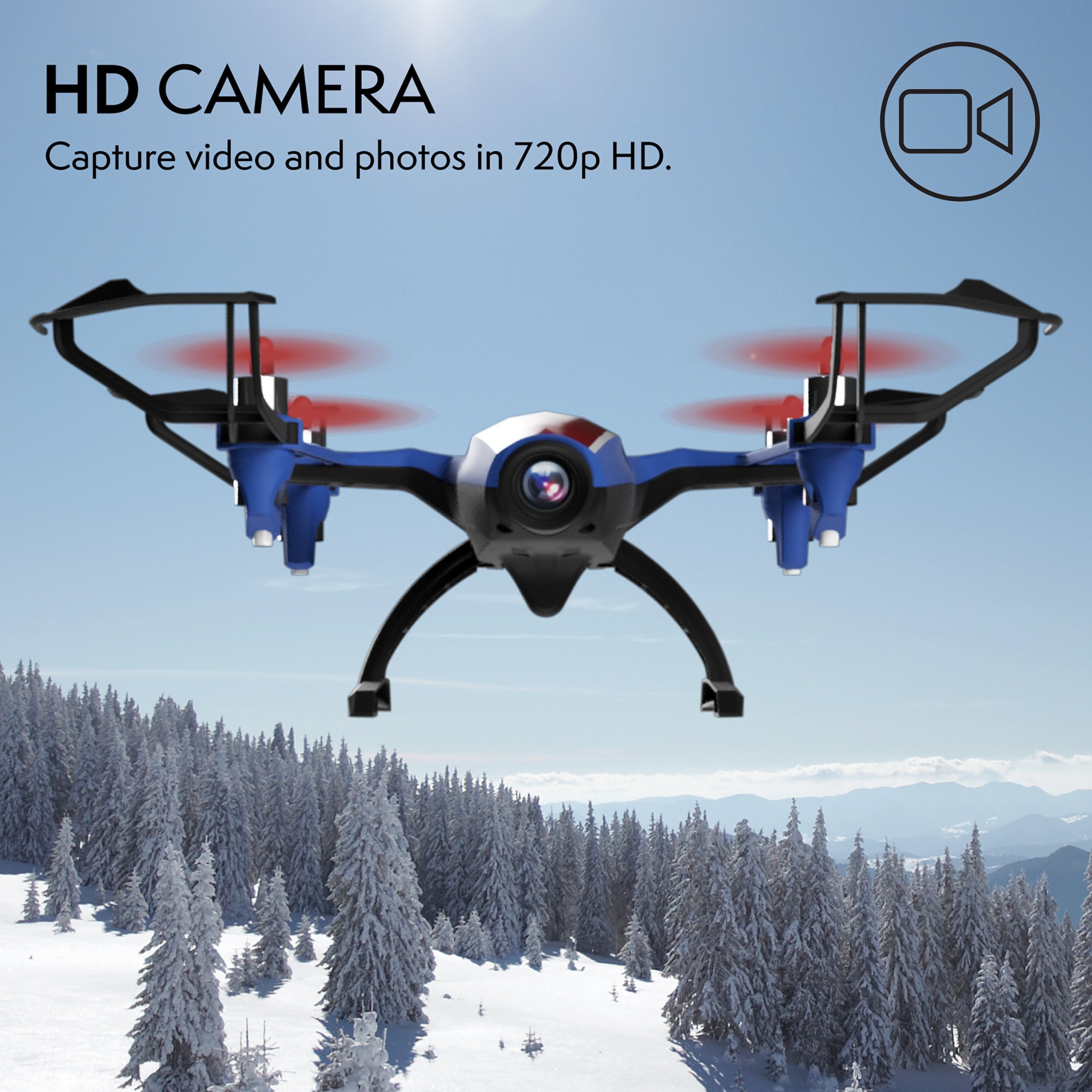 Force1 RC Quadcopter Mini Drone with Camera U28W Peregrine” WiFi FPV