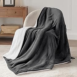 Bedsure Sherpa Fleece Throw Blanket Twin Size for
