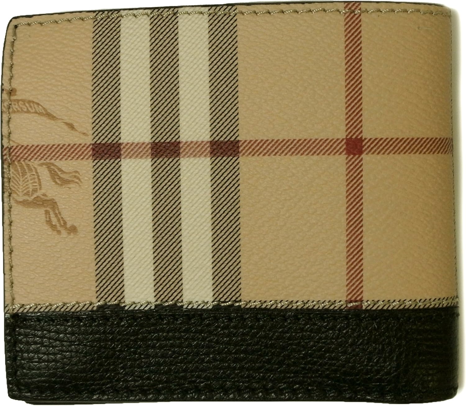 Amazon バーバリー Burberry 財布 メンズ 二つ折り ヘイマーケット ブラック Br 1371 並行輸入品 Burberry 財布