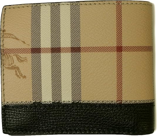 Amazon バーバリー Burberry 財布 メンズ 二つ折り ヘイマーケット ブラック Br 1371 並行輸入品 Burberry 財布
