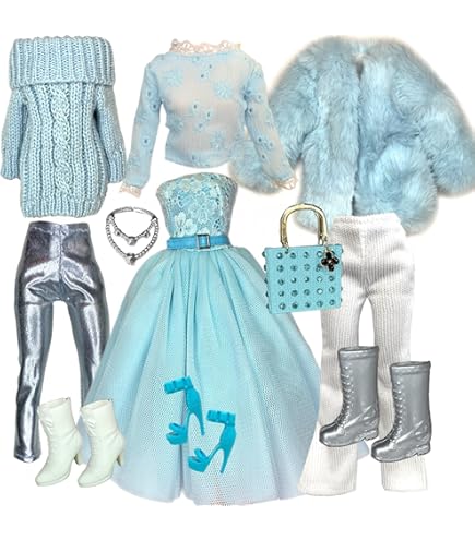 Eledoll Kleidung Modepaket Für 12 Zoll Modepuppe TRUDY Set