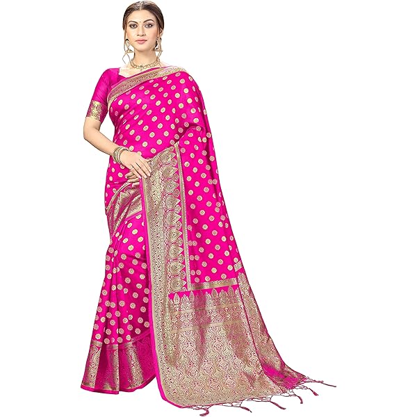 Amazon.com: Aashita Creations Women's silk blend Woven
