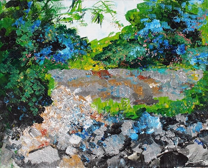 Painting"Riverbank in Alexandria" Original Art, 16 x 20 in.