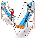 SereneLife Single Hoop Basketball Shootout Indoor