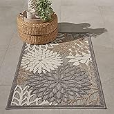 Nourison Home Aloha Natural 2'8" x 4' Area Rug - Easy Clean, Non Shedding, Bed Room, Living Room, Dining Room, Kitchen (3' x 