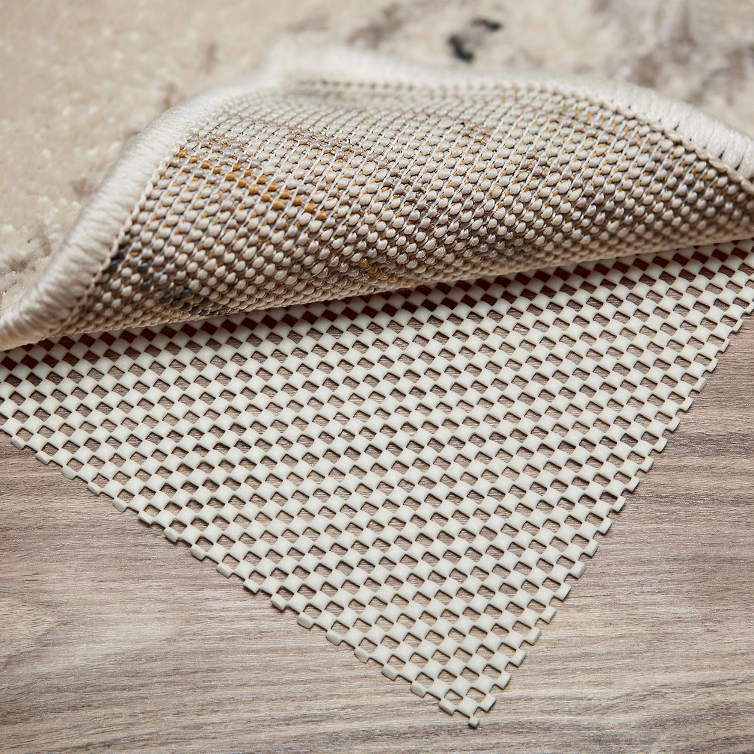 CsznPony 3 x 5 Ft Non-Slip Area Rug Pad Extra Thick Pad for Hard Surface Floors Keep Your Rugs Safe and in Place: Furniture & Decor