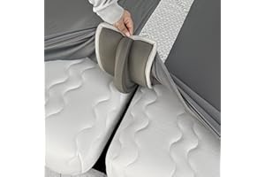 EPHEDORA 3-in-1 Fitted Sheet Attached Bed Bridge Twin (XL) to King Converter Kit with Sheet Strap Set | Split King Gap Filler for Adjustable Bed | Grey