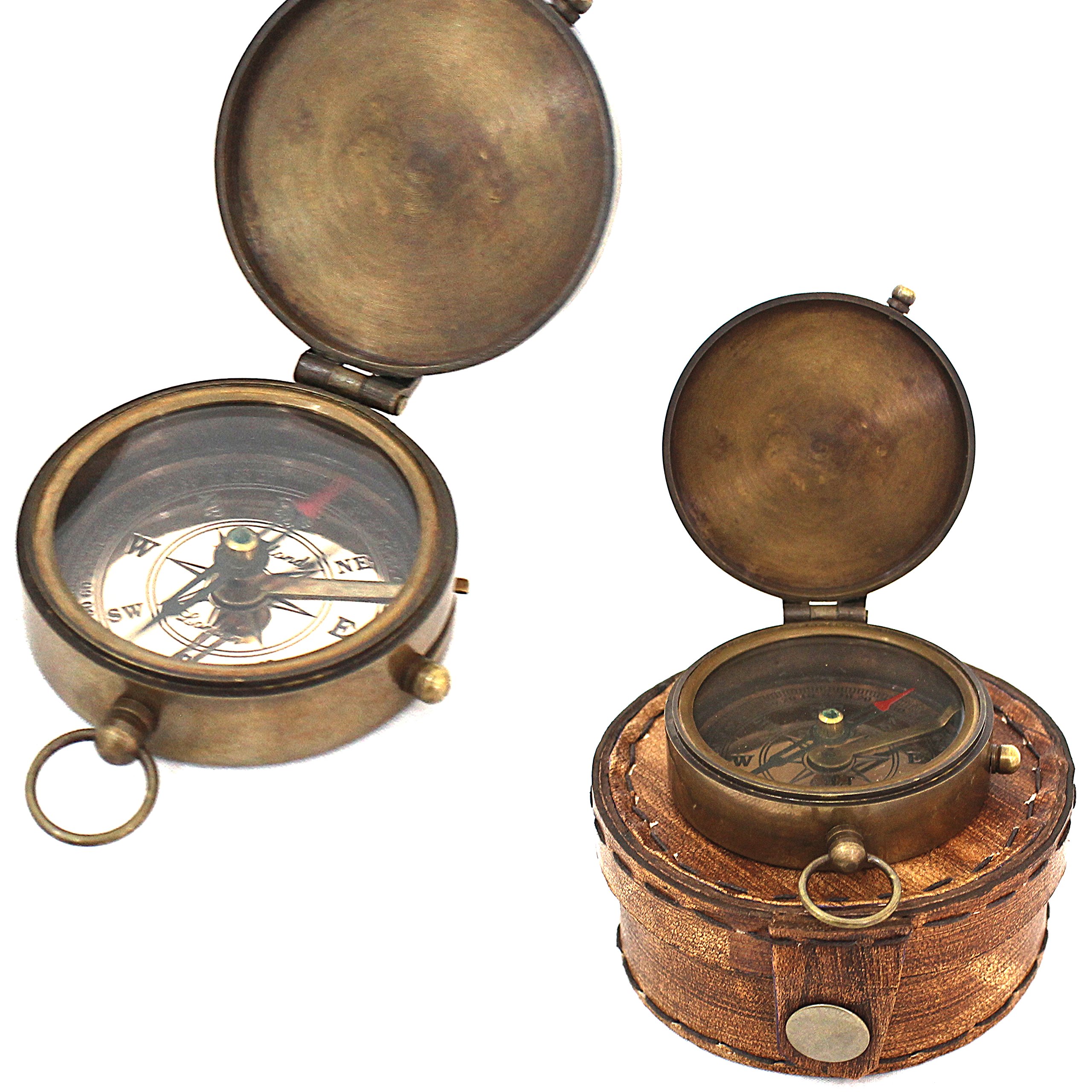 Vintage Marine Unique Brass compass Nautical Collection Gifts Camping Devices : Collectibles Buy