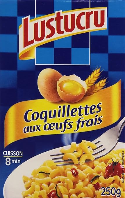 Lustucru Coquillettes Aux Oeufs Frais Le Paquet 250g Amazon Fr
