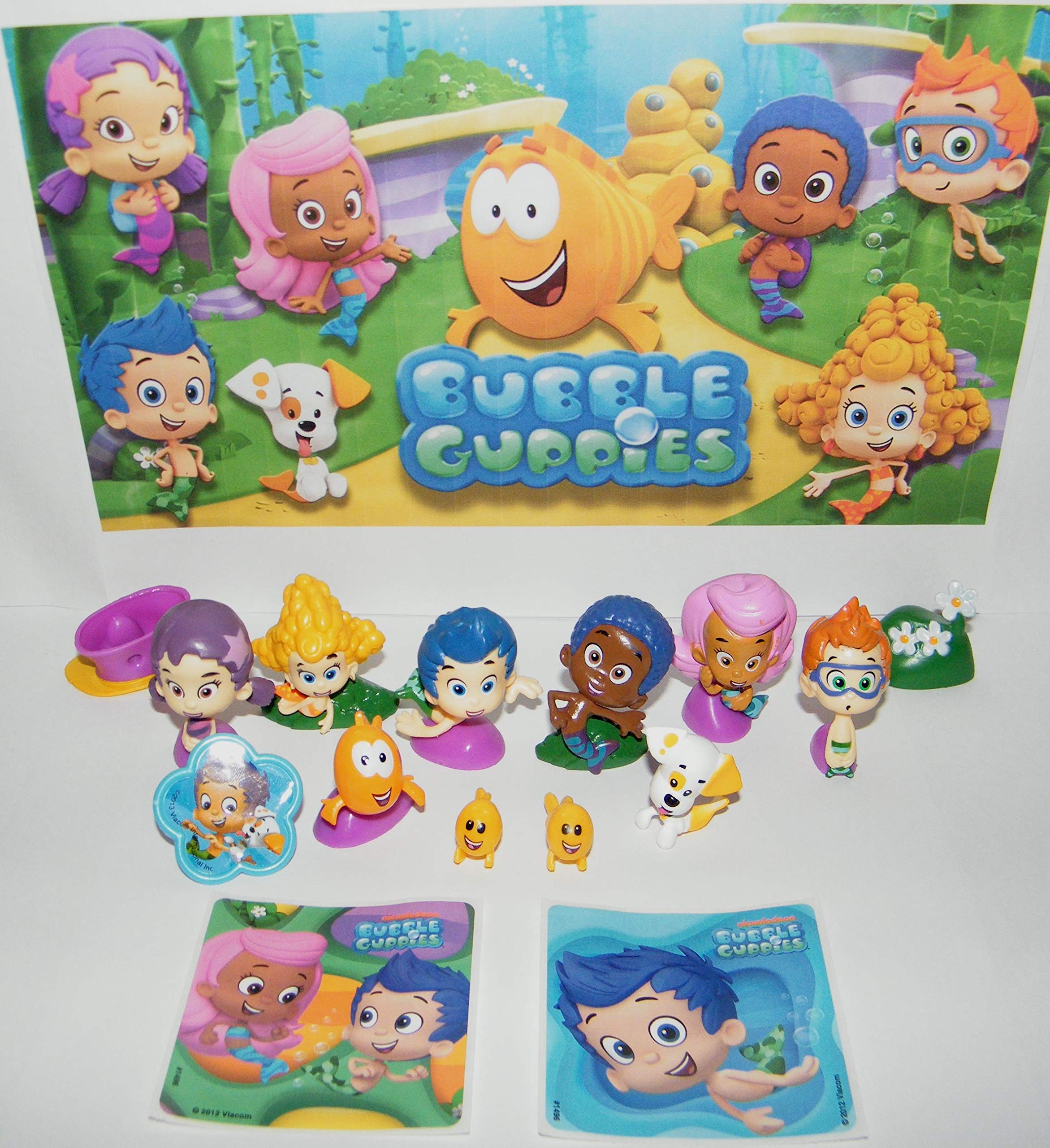 bubble guppies nick jr deluxe water squirter set
