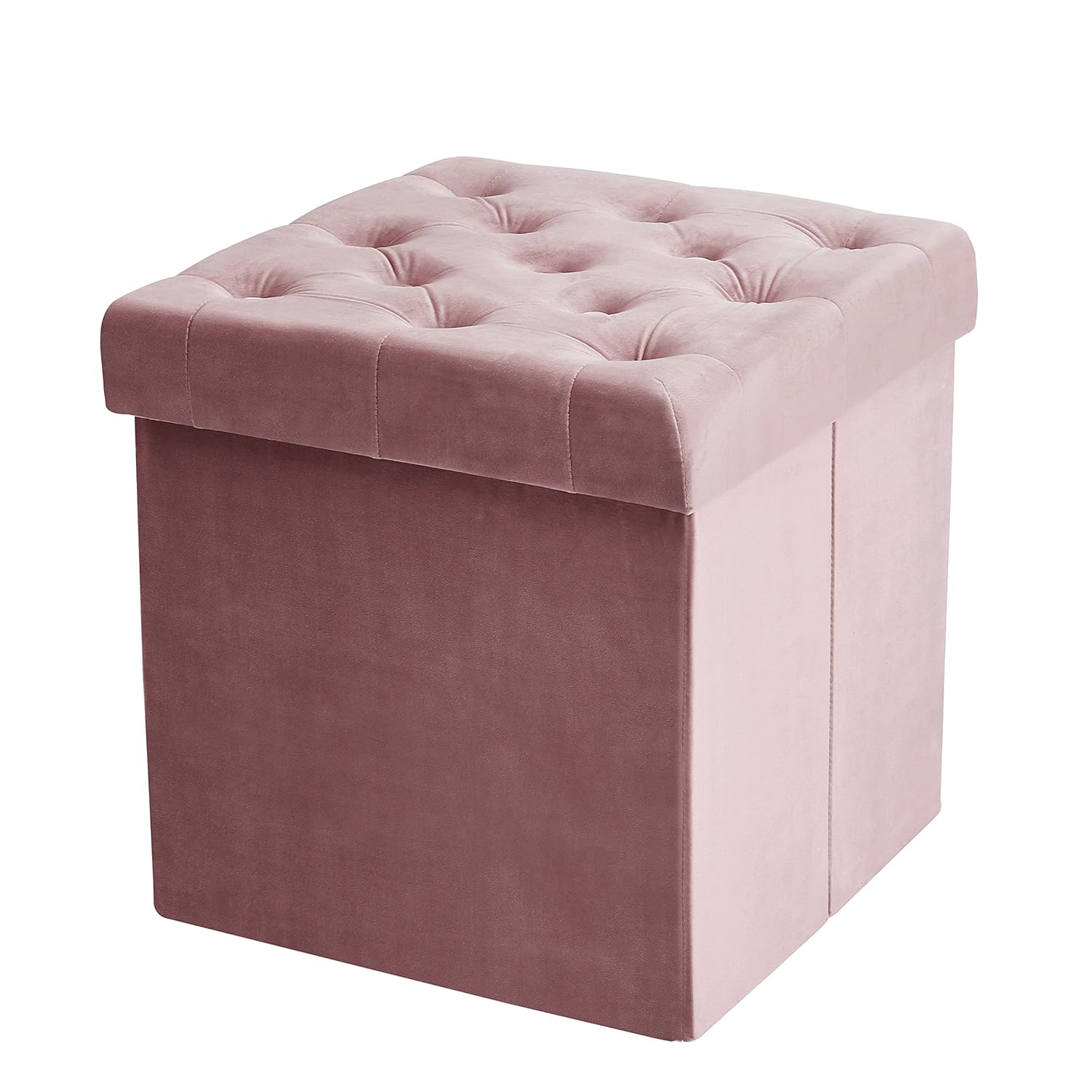 Best Velvet Tufted Cube Ottoman