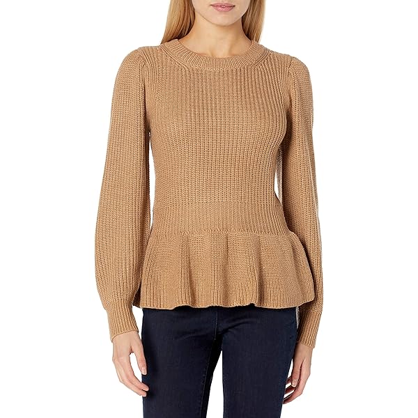 NIC+ZOE Women's Petite Ottoman Stitched Sweater, Classic Cream at
