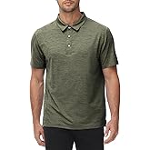 MIER Mens Polo Shirts Dry Fit Short Sleeve Performance Golf Shirt Moisture Wicking Athletic Casual Collared T-Shirt