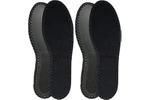 Happystep Cotton Terry Cloth Insoles, Barefoot Shoe Inserts, Sweat Absorption, Odor Control, Moisture-Wicking, Washable & Reu