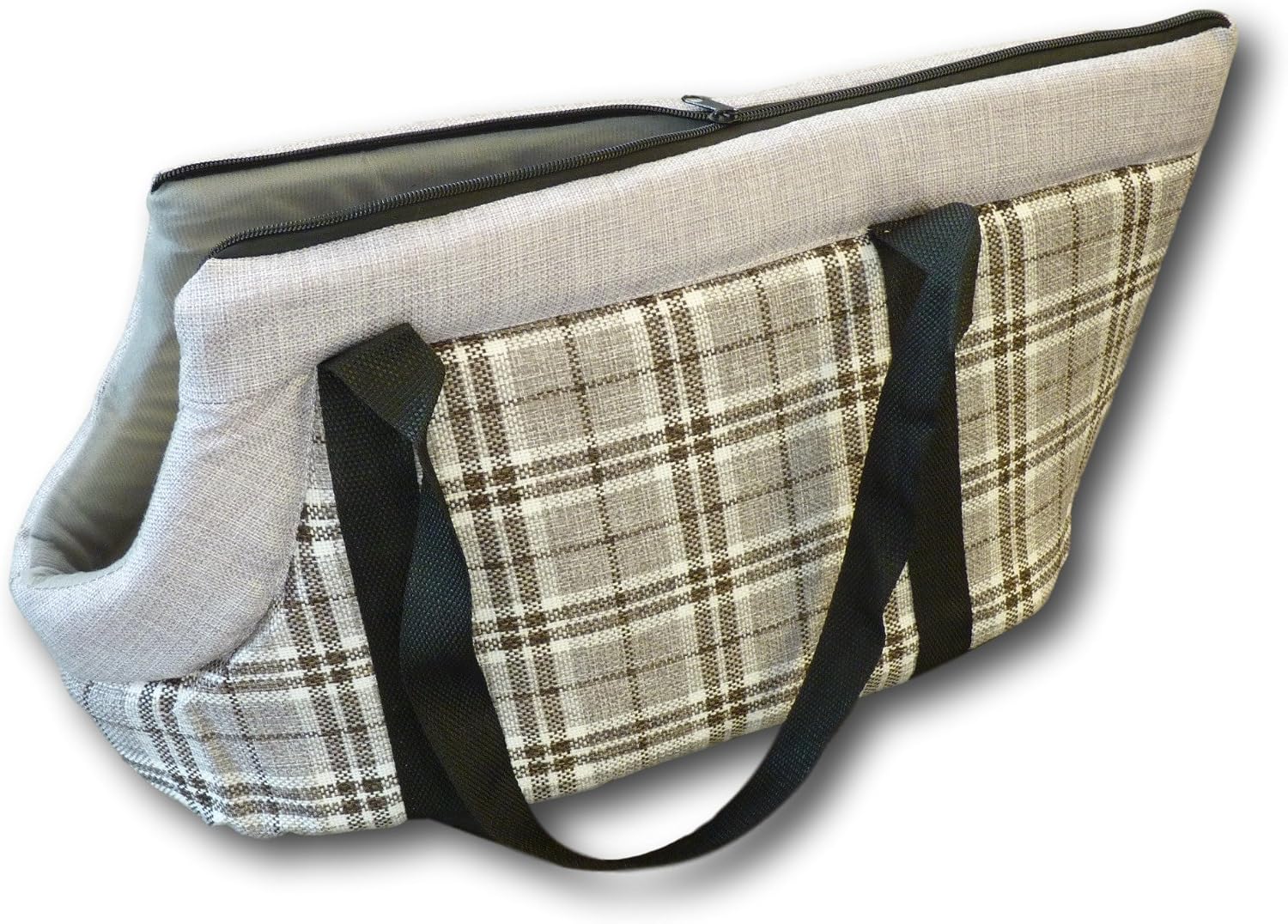 Weiche Tragetasche Für Katzen & Hunde – Grau, Mit Mesh-Fenstern & Wasserdicht – Perfekt Für Reisen Und Tierarztbesuche