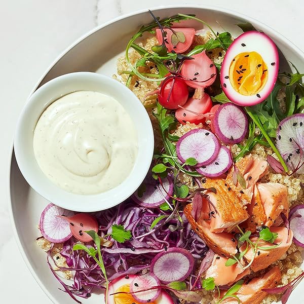 SIR KENSINGTON’S EVERYTHING SAUCE GARLIC DRESSING DIP AND DRIZZLE KETO DIET & PALEO DIET CERTIFIED DAIRY FREE GLUTEN FREE NON- GMO PROJECT VERIFIED SHELF-STABLE 8.3 OZ