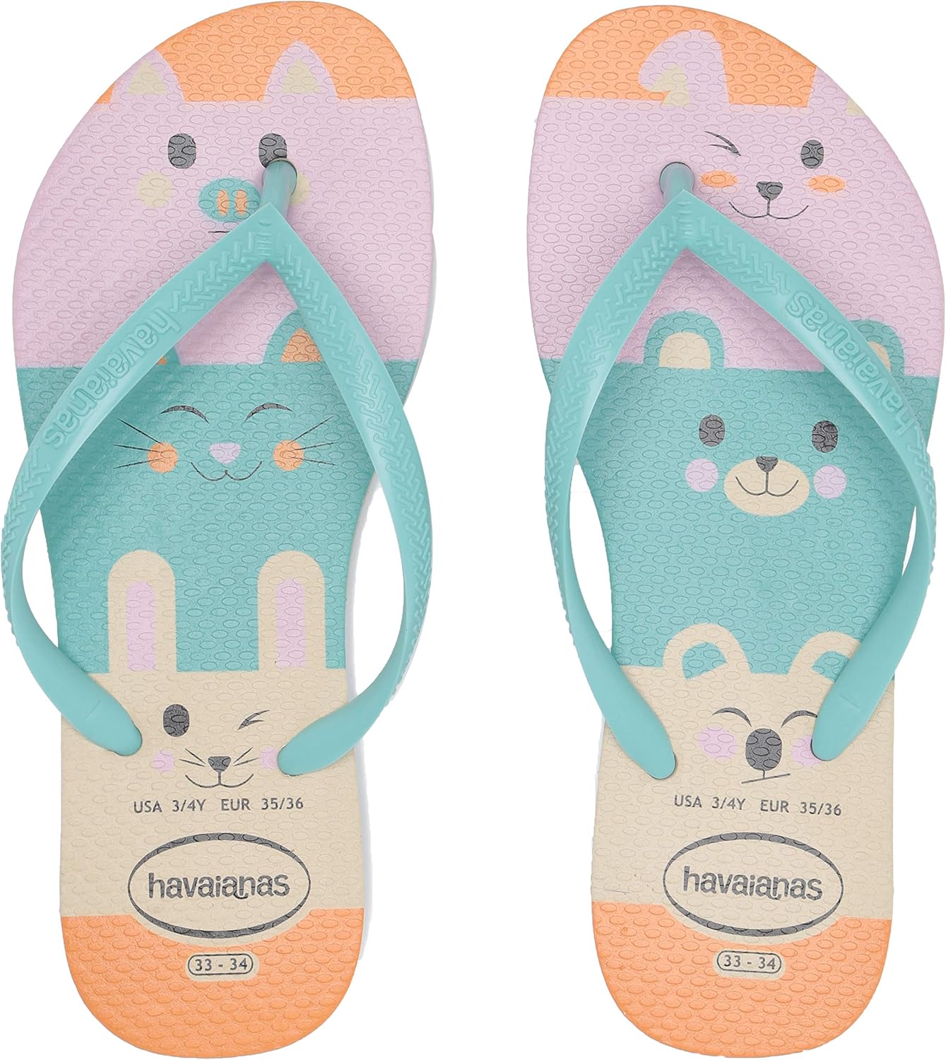 havaianas unicorn flip flops
