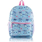 Disney Stitch Backpack for Kids | Stitch Bookbag for Girls, Boys, Unisex | Toddler Travel Bag, Cute Lightweight Bag for School | Ages 3+