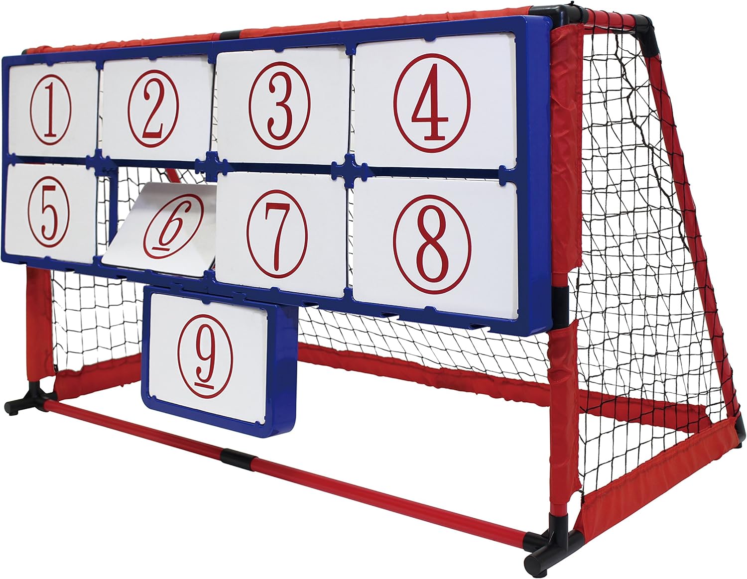 Amazon サッカーターゲット エンジョイファミリー マジックナイン キックターゲット プレート9枚 専用ボール1球 ポンプ1個付属 Efs 1 サクライ貿易 Sakurai ゴール