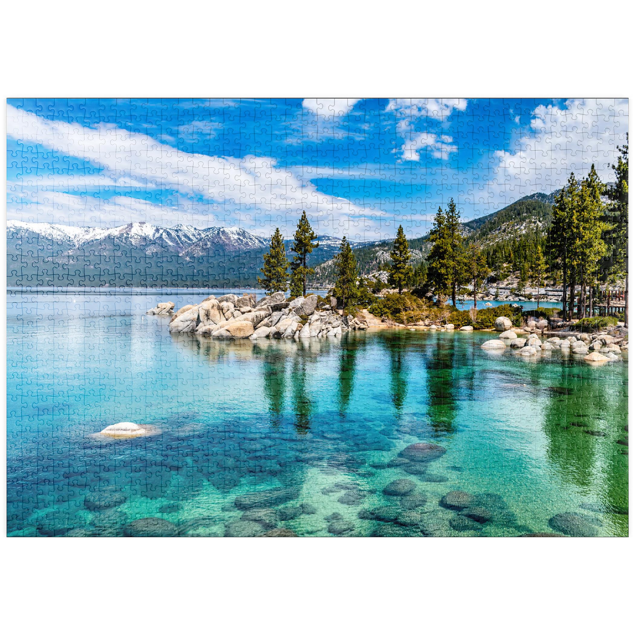 The Beautiful Crystal Clear Waters Of Lake Tahoe - Premium 1000 pieces Puzzle - MyPuzzle special collection from Puzzle Galaxy