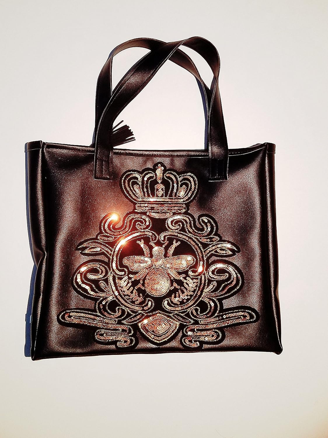 Best Queen Crest Velvet Bag