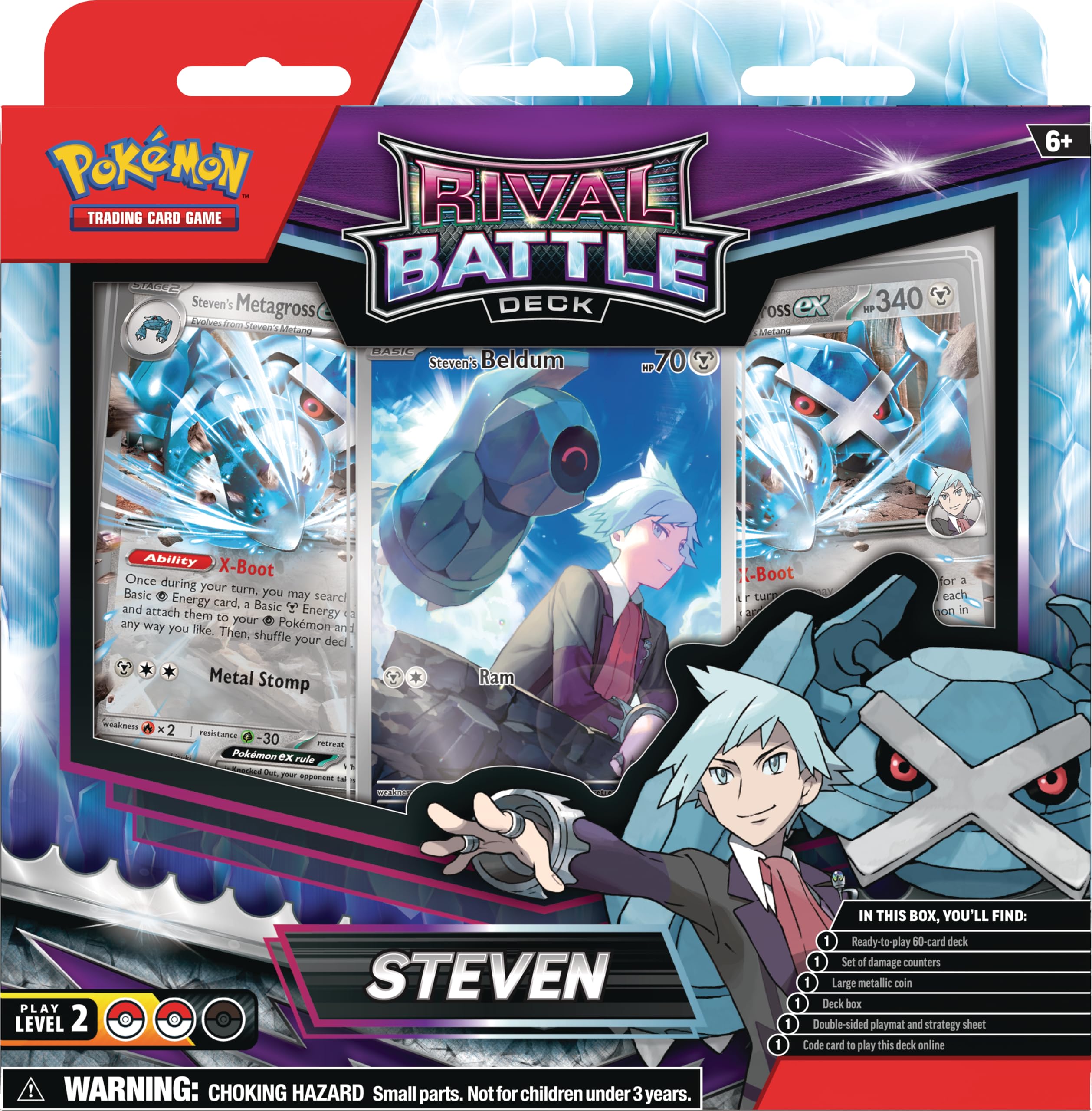 Pokémon TCG: Rival Battle Deck—Steven (1 Ready-to-Play 60-Card Deck)