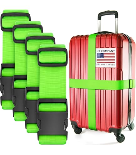 Amazon.com: Luggage Straps - Neon Green, 78