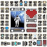 Lonely Binary 46-in-1 Sensor Kit for ESP32, Raspberry Pi Pico and STM32 | 46 labeled modules with TK part numbers and silkscreened pins. No soldering. Case included; wires and board not included.