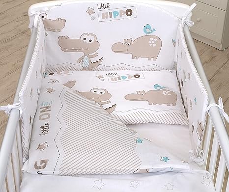 hippo nursery bedding
