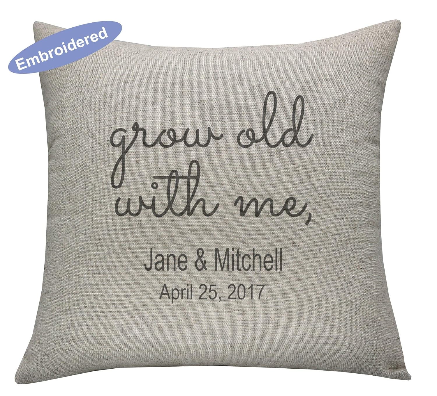 Amazon Com Yugtex Pillowcases Personalized Anniversary Pillow