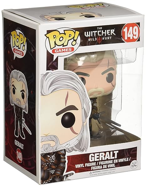 Funko 12134 POP Vinylfigur: The Witcher: Geralt, Mehrfarbig, Einheitsgröße