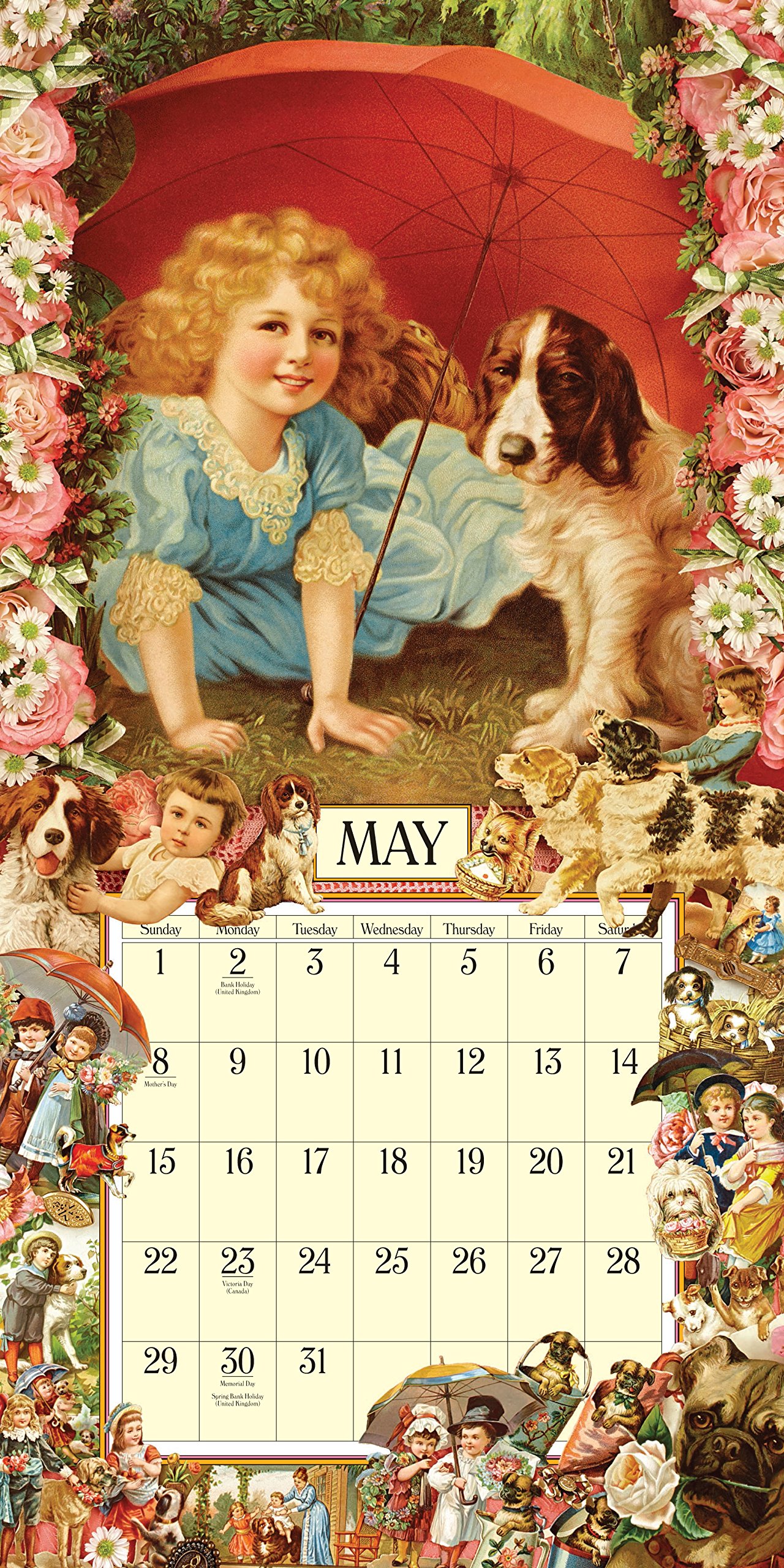 Cynthia Hart S Victoriana Wall Calendar 2017 Amazon Co Uk Workman Books