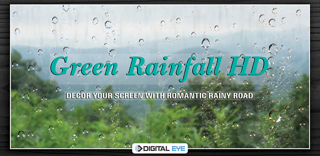Green Rainfall HD - Sit and Enjoy Rainy Forest on your Fire TV & Kindle Devices