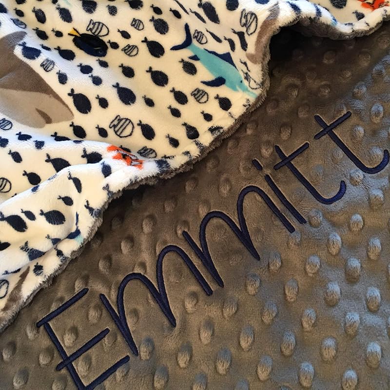 personalized shark blanket