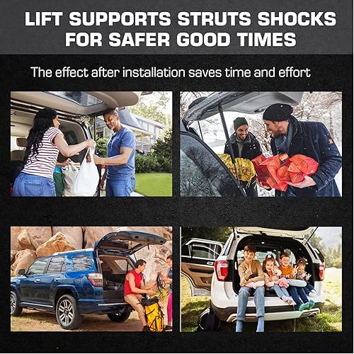 QiMox Qty(2) Rear Liftgate Tailgate Hatch Lift Supports Shock Struts Compatible With Mitsubishi Outlander 2014 2015 2016 W/o Power : Buy Online At Best Price In KSA - Souq Is Now