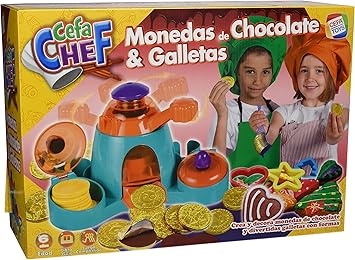 Cefa Chef - Monedas de Chocolate y Galletas, Juego de comiditas en Miniatura (Cefatoys 21790): Amazon.es: Juguetes y juegos